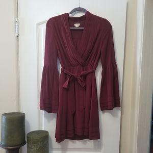 Burgundy  Mini Dress - Like New